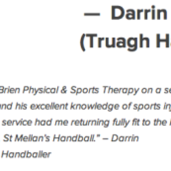 Darrin O’Reilly Truagh Handball