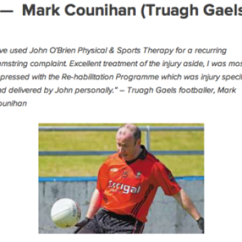 Mark Counihan Truagh Gaels