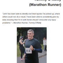 Tommy O’Reilly Marathon Runner